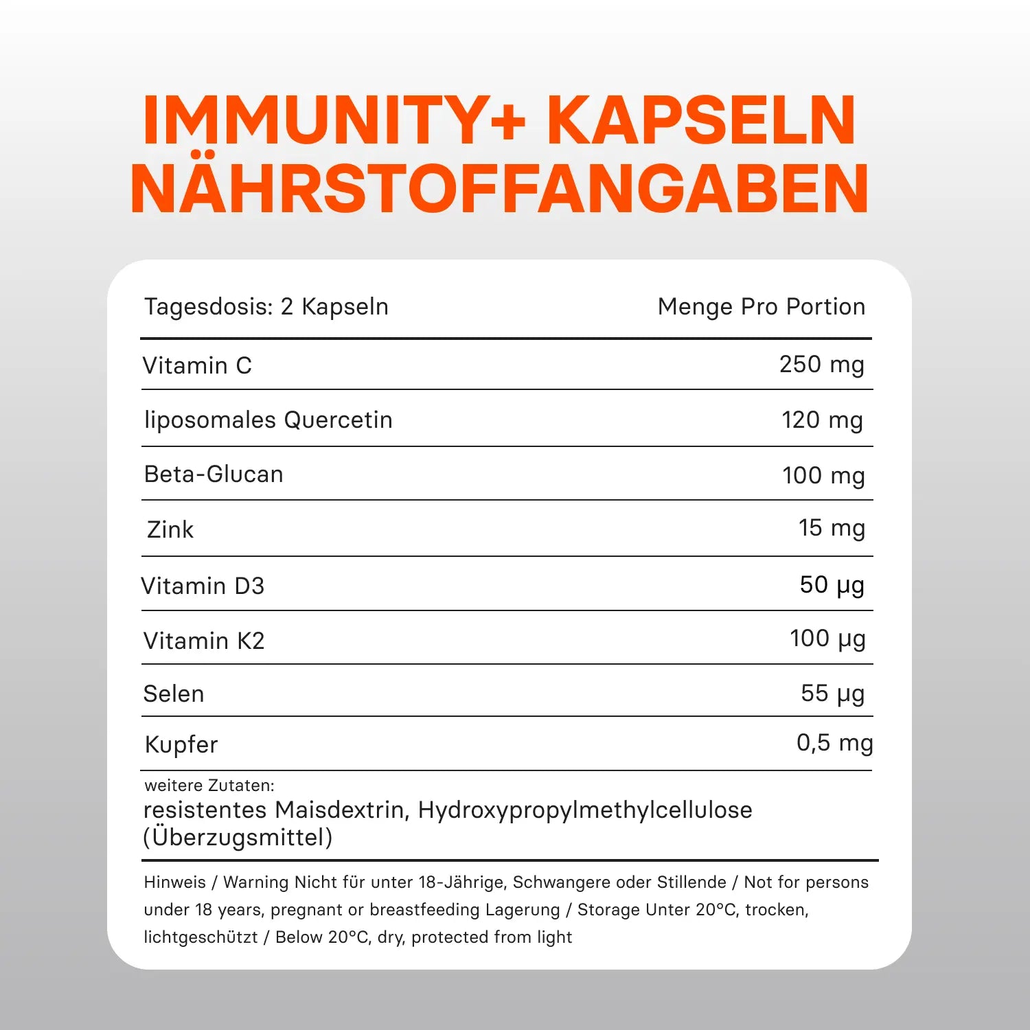 Immunity⁺ - Formula - youngle