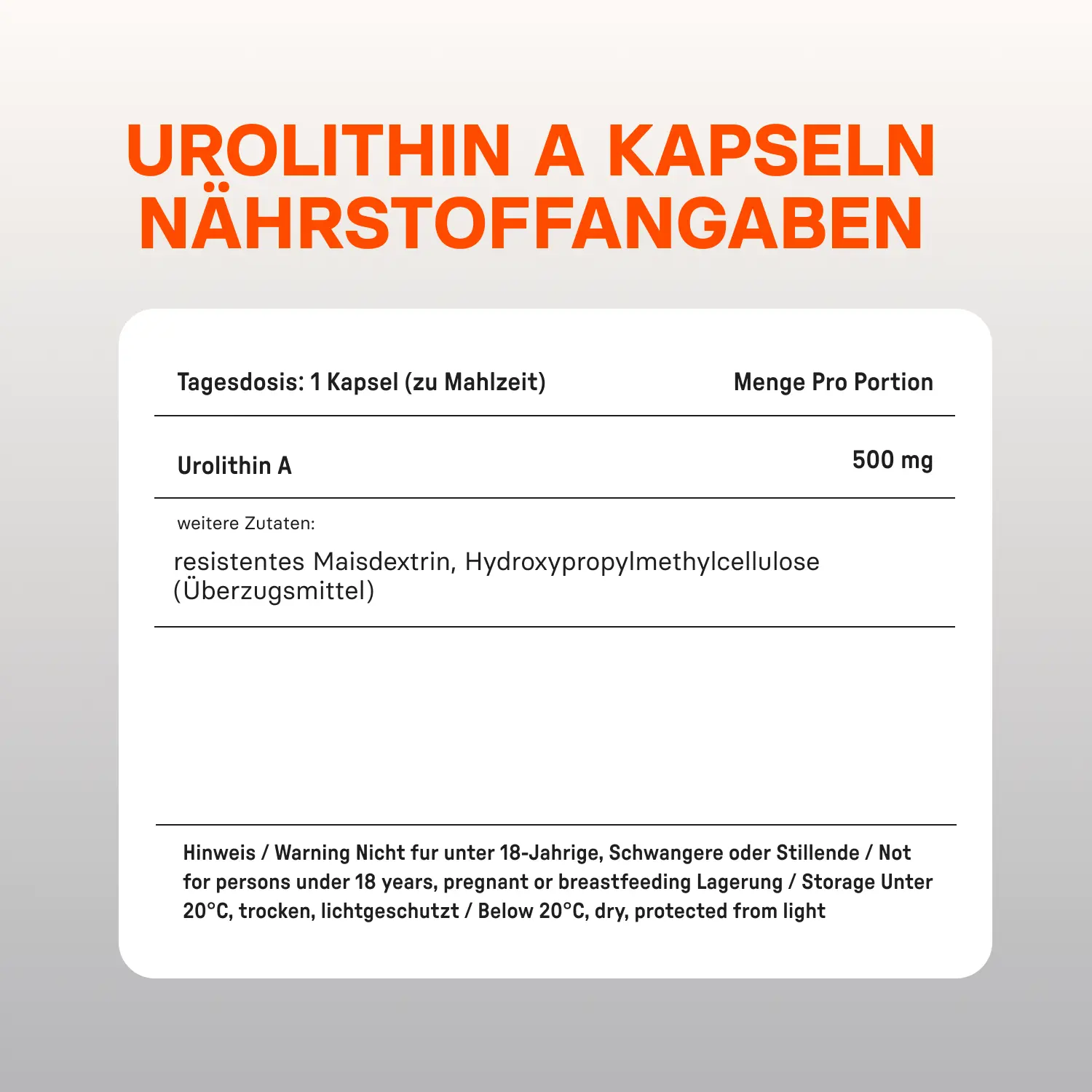 Urolithin A - Kapseln - youngle