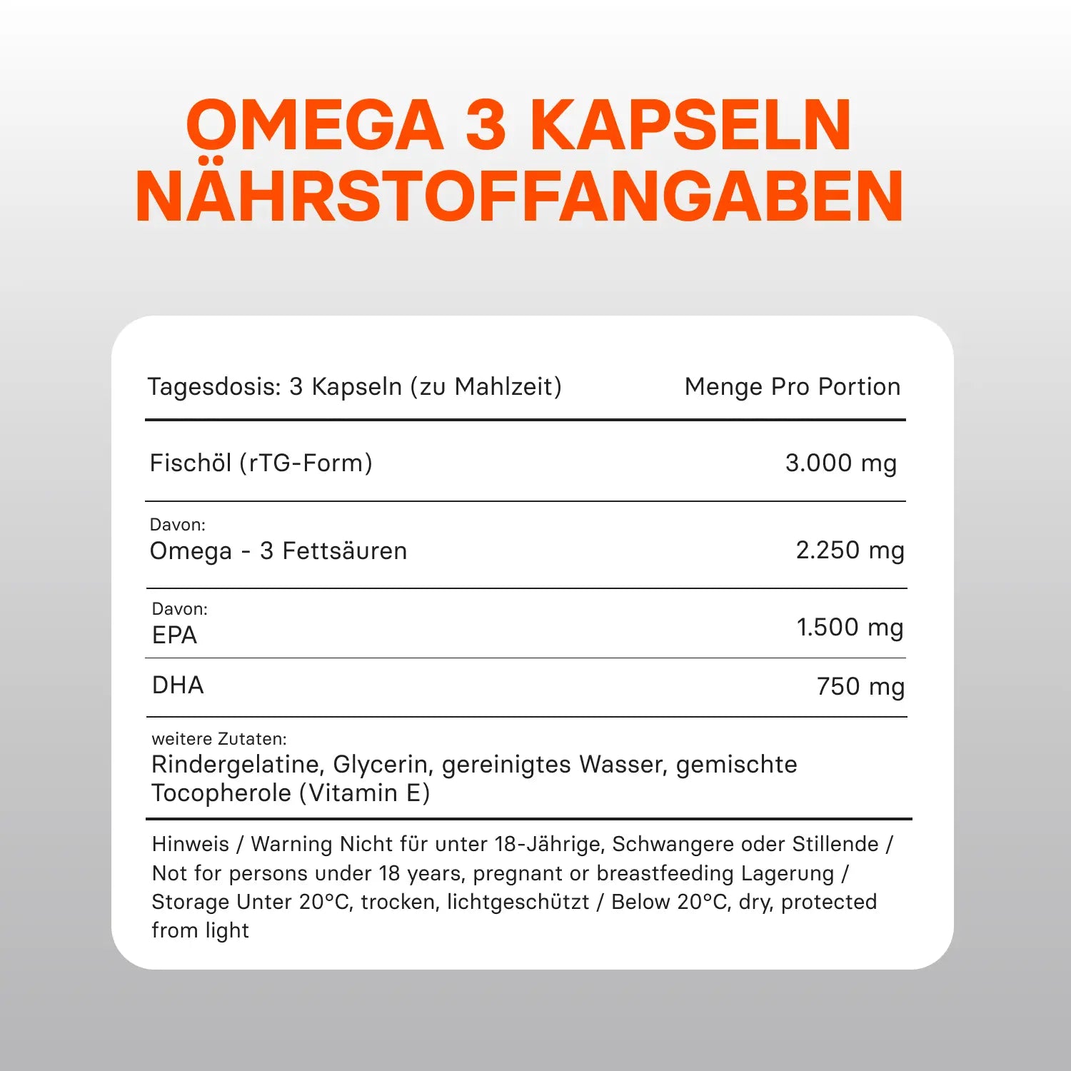 Omega 3 - Kapseln - youngle