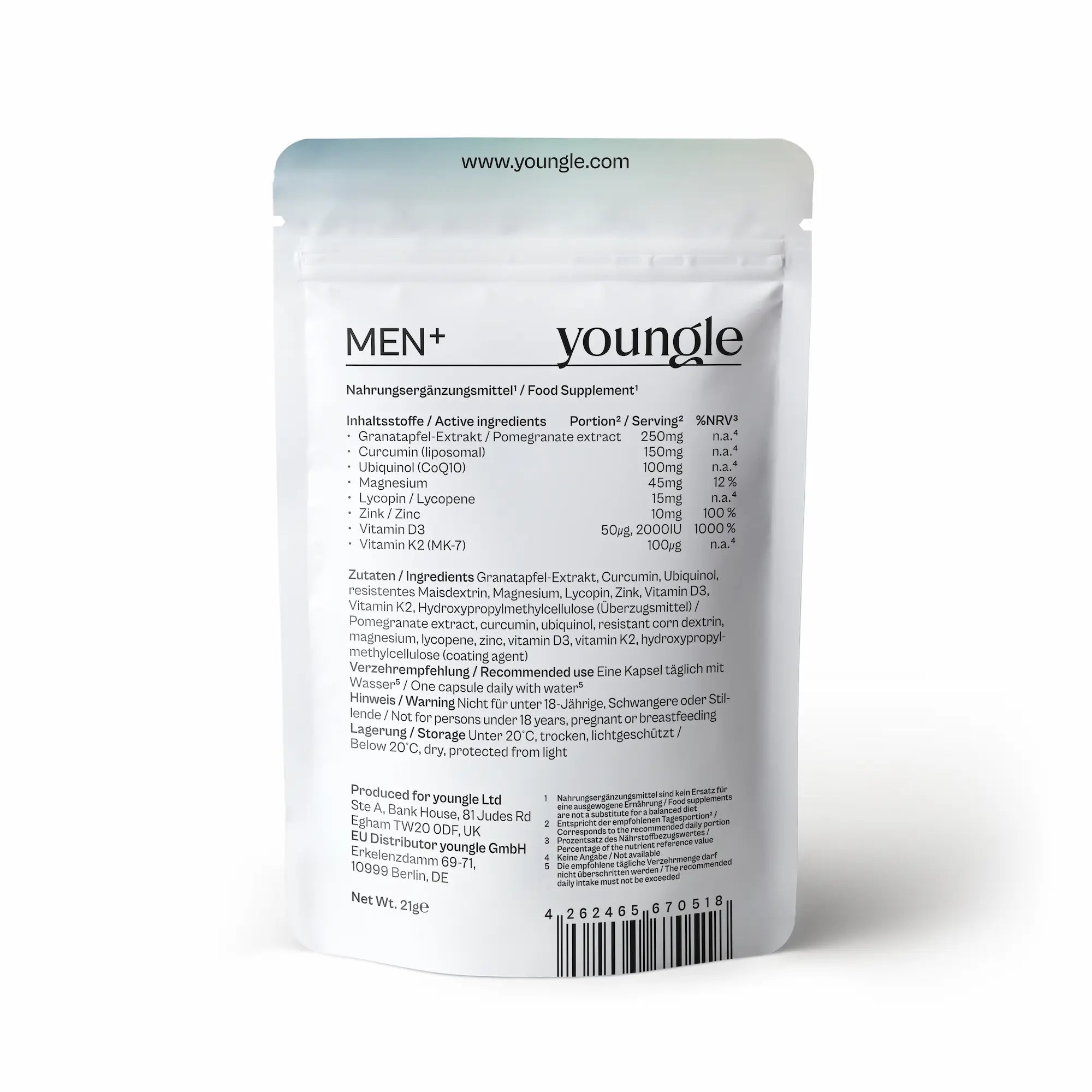 Men⁺ - Formula - youngle