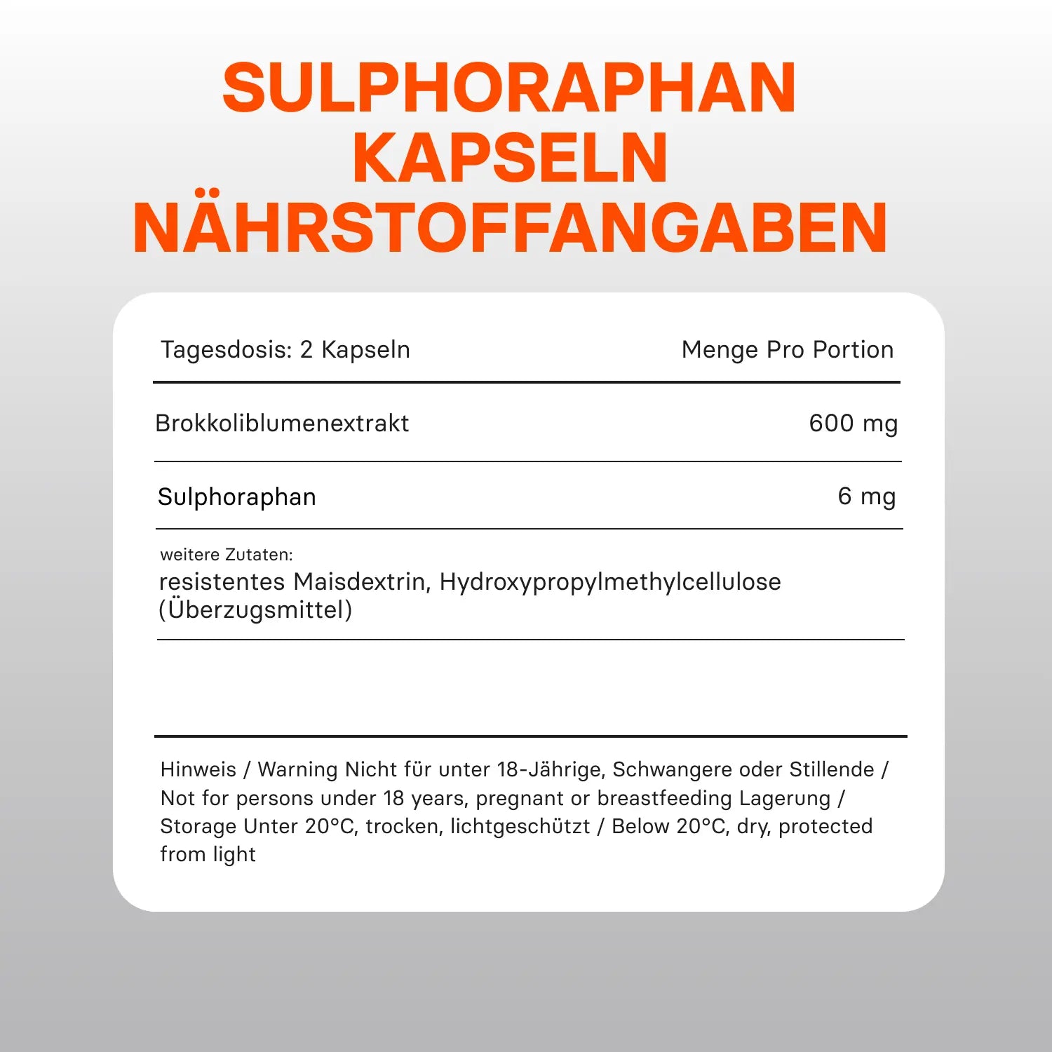 Sulphoraphan - Kapseln - youngle